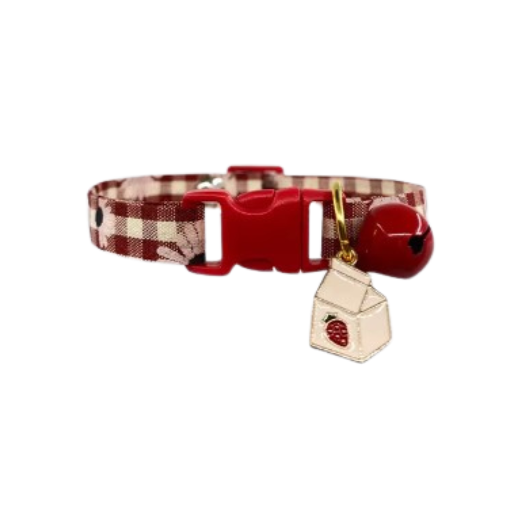 Collar Ajustable Para Mascotas - Rojo