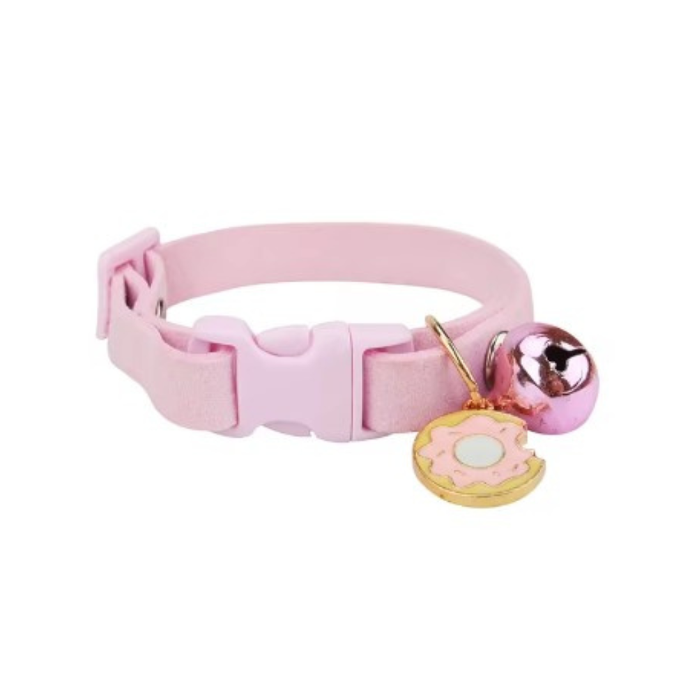 Collar Ajustable Para Mascotas - Rosado