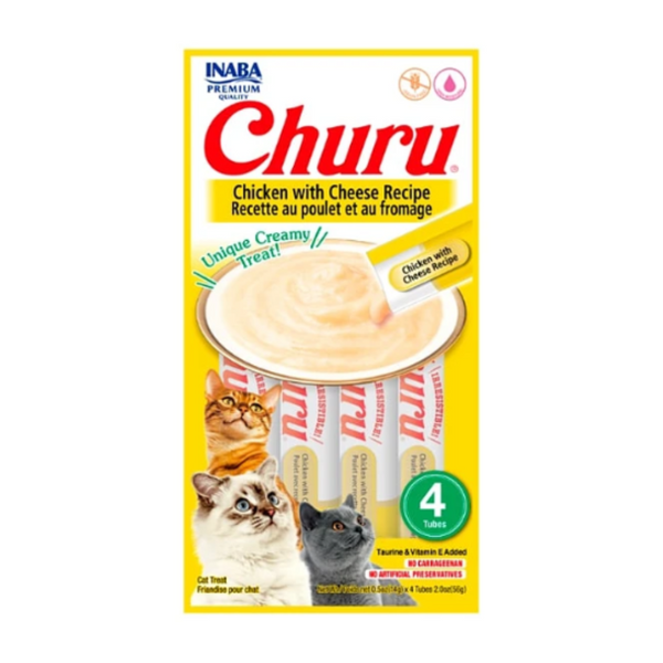 Chicken and Cheese Churu for Cats