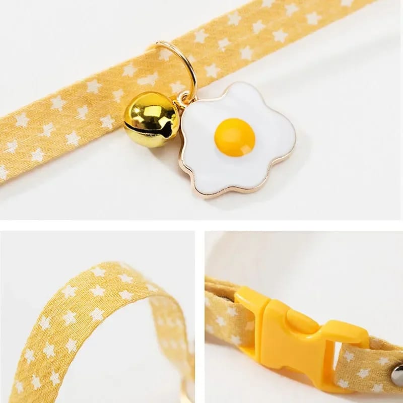 Collar Ajustable Para Mascotas - Huevo