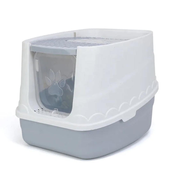 Caja Arenero Cerrado Anti-Salpicaduras Para Gato Sanitaria