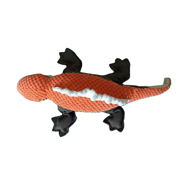 Juguete De Peluche De Iguana Naranja Para Perros