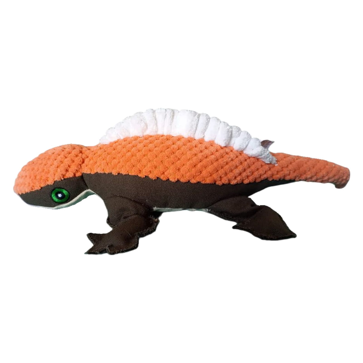 Juguete De Peluche De Iguana Naranja Para Perros