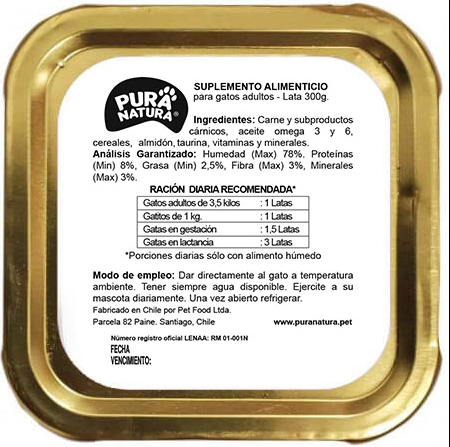 Alimento Húmedo Gatos - Carne