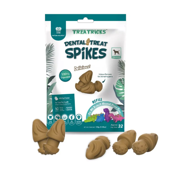 Dental Treat Spikes Lanche Refil Sabor Frango