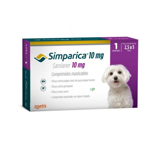 Simparica 2,5 a 5 kg